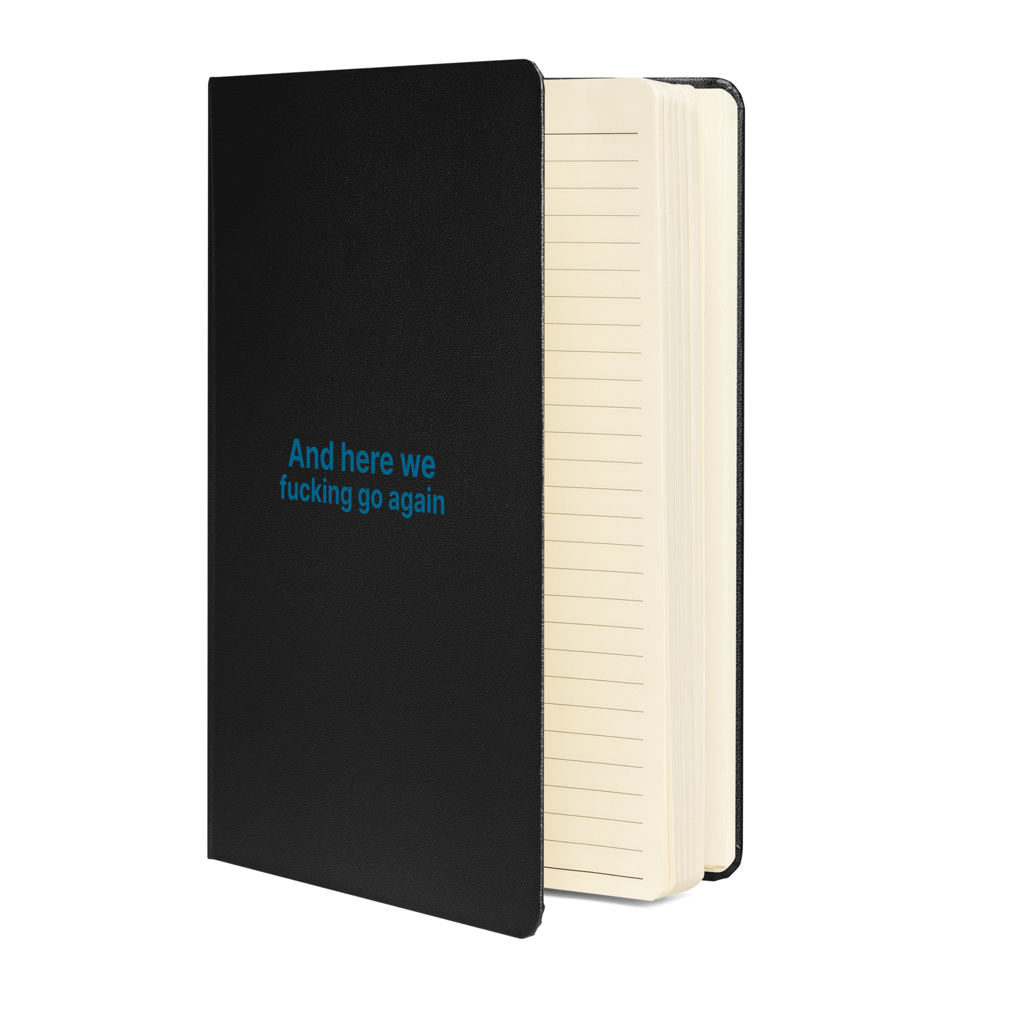 And here we go - Hardcover bound notebook