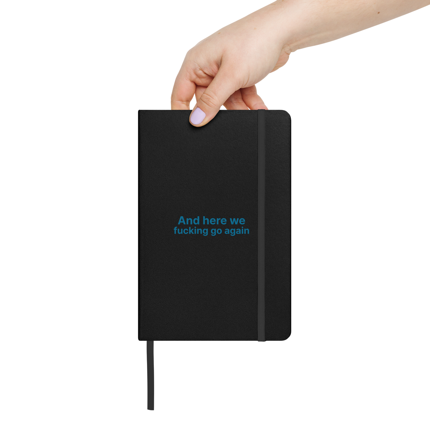 And here we go - Hardcover bound notebook